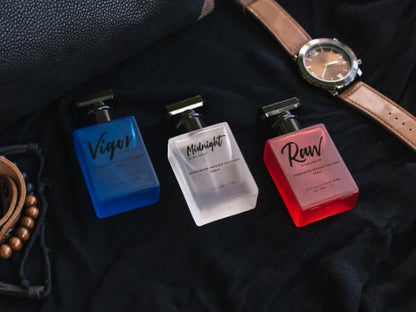 RawChemistry Pheromone Infused Men's Cologne Gift Set - 3 Pack, 1 oz Each
