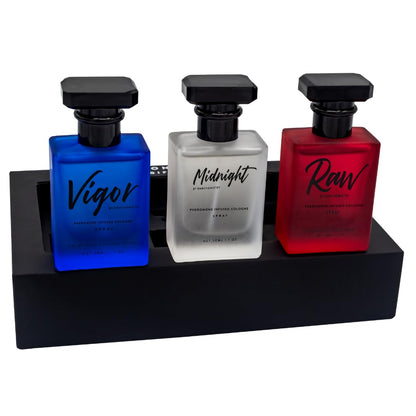 RawChemistry Pheromone Infused Men's Cologne Gift Set - 3 Pack, 1 oz Each