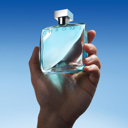 Azzaro Chrome Eau de Parfum, Cologne for Men, 3.4 Fl Oz