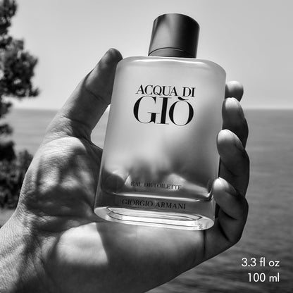 Giorgio Armani Acqua di Gio Eau de Toilette for Men, 3.3 Ounces