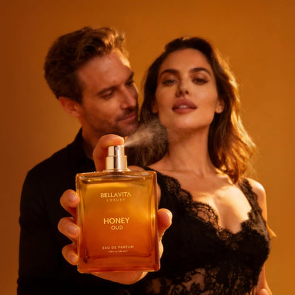 Bellavita Luxury Honey Oud Eau de Parfum - Pack of 3, 100 ml Each (3.4 fl oz)