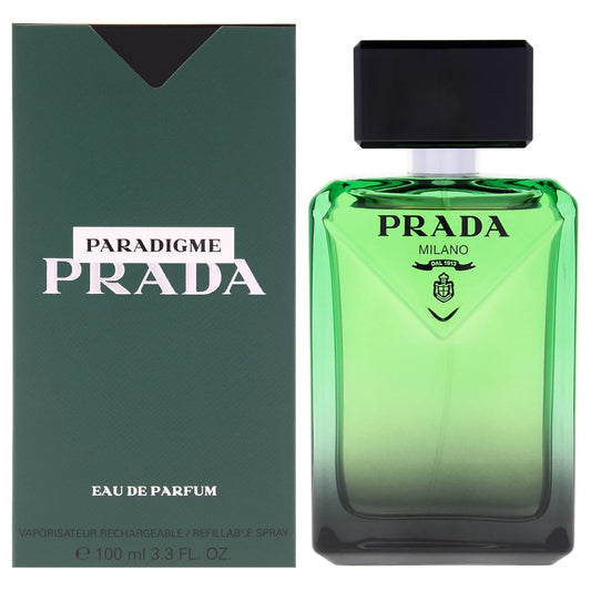 Prada Paradigme Eau de Parfum Refillable Spray for Men, 3.3 oz